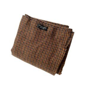 Zara Medium Blanket Knit Scarf in Brown